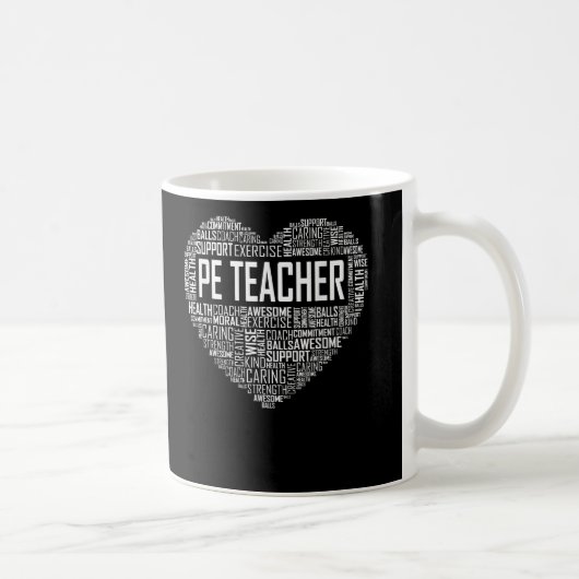 Mug PE Enseignement physique Enseignant Appréciation E (Droite)