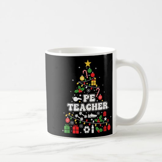 Mug Pe Physical Education Teacher Christmas Tree Women (Droite)