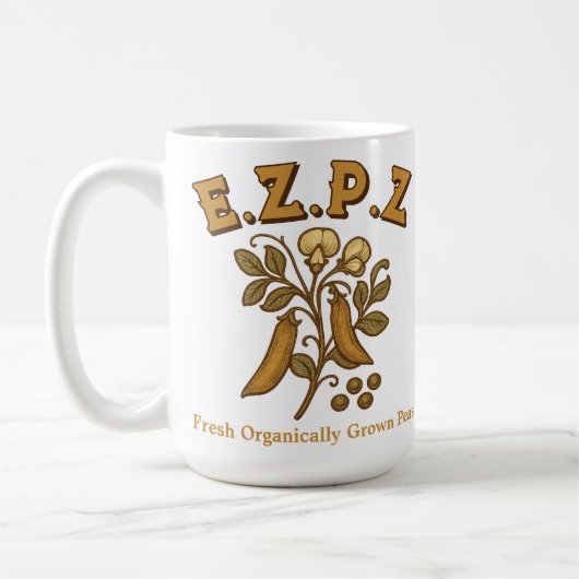 Mug Pea Plante E.Z.P.Z (Easy Peasy) (Gauche)