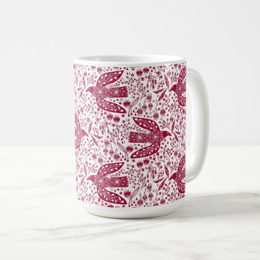 Mug Peace Dove Bird (Devant droit)