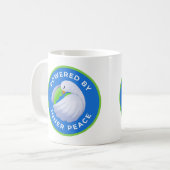 Mug Peace Dove - Powered by Inner Peace (Devant gauche)