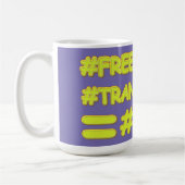 Mug "PEACE FORMULA EQUATION" Joli design. Commandez dè (Gauche)