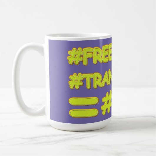 Mug "PEACE FORMULA EQUATION" Joli design. Commandez dè (Gauche)