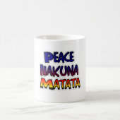 Mug Peace Hakuna Matata Gradient Art (Centre)