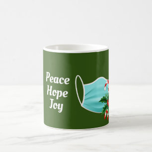 Mug Peace Hope Joy Mask & Sucres de canne