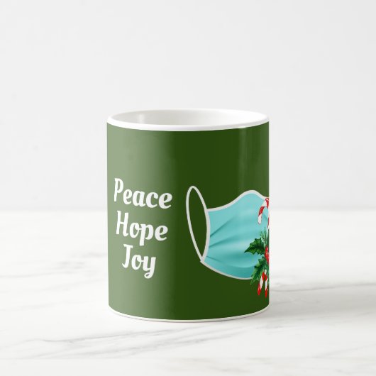 Mug Peace Hope Joy Mask & Sucres de canne (Centre)