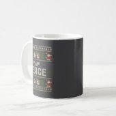 Mug Peace I Come In Peace Couple Matching Ugly Christm (Devant gauche)