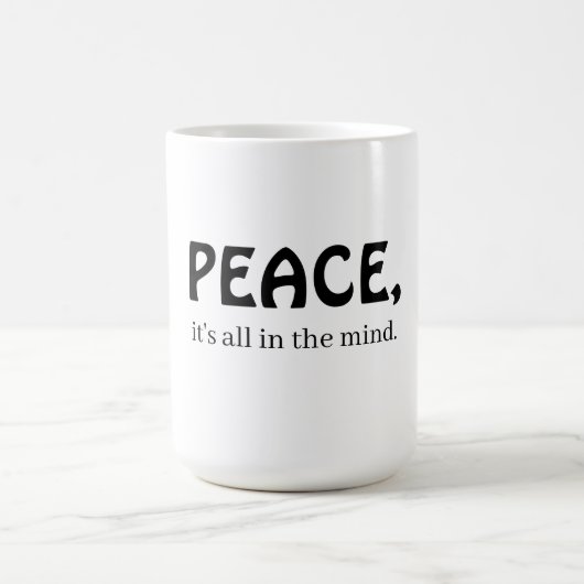 Mug Peace, it's all in the mind (Centre)
