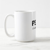 Mug Peace, it's all in the mind (Gauche)