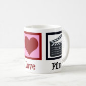 Mug Peace Love (Devant droit)