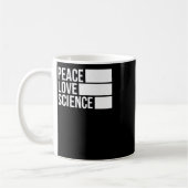 Mug Peace Love And Science ! Sticker2 (Gauche)