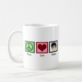 Mug Peace Love Anime (Gauche)