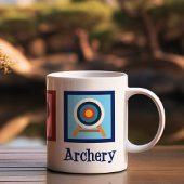 Mug Peace Love Archery Noël mignon