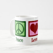 Mug Peace Love Bananas (Devant gauche)