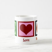 Mug Peace Love Basket (Centre)