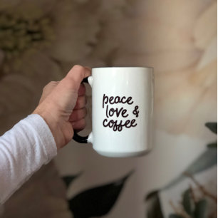 Mug Peace Love & Coffee