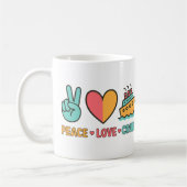 Mug Peace Love Cruise Vacances (Gauche)