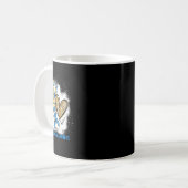 Mug Peace Love Cure Bleached Alopecia Sensibilisation (Devant gauche)