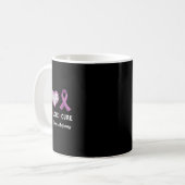 Mug Peace Love cure Pancreatic cancer aware (Devant gauche)