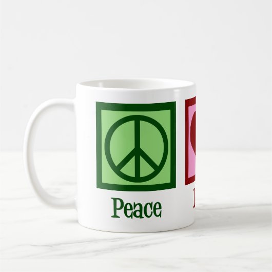 Mug Peace Love Debate Team (Gauche)