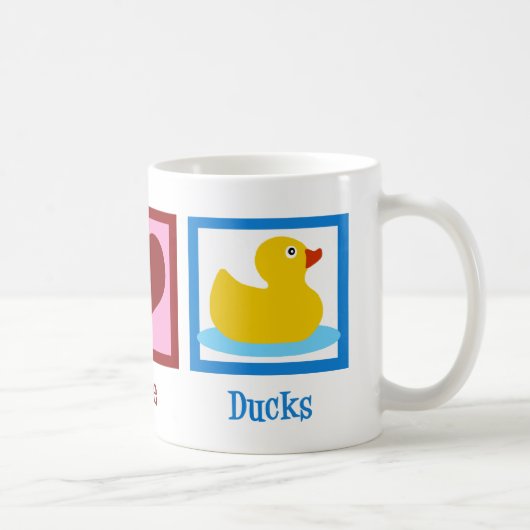Mug Peace Love Ducks (Droite)