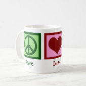 Mug Peace Love ergothérapie (Devant gauche)