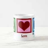 Mug Peace Love ergothérapie (Centre)