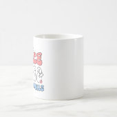Mug Peace Love et Harris Walz Retro Hippie Style (Centre)