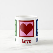 Mug Peace Love Finance (Centre)