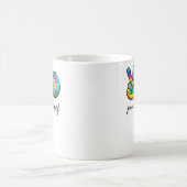 Mug Peace Love Golf Tie Dye Cute Golf Amateurs (Centre)