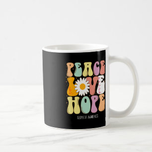 Mug Peace Love Hope Alopecia Awareness Don