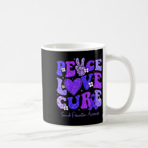 Mug Peace Love Hope Suicide Prevention Sensibilisation