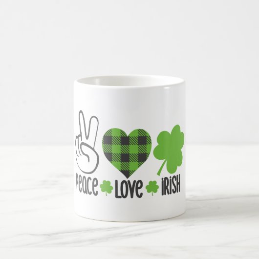 Mug Peace Love Irish-60682 (Centre)