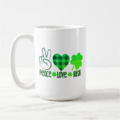 Mug Peace Love Irish-60682 (Gauche)