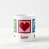 Mug Peace Love Judo (Centre)