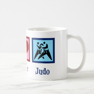 Mug Peace Love Judo