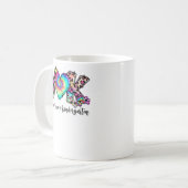 Mug Peace Love Kindergarten Enseignant Enseignant Kind (Devant gauche)