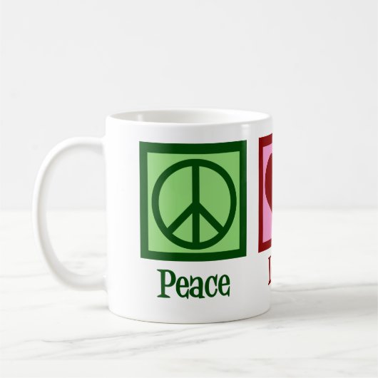 Mug Peace Love Massage Therapy (Gauche)