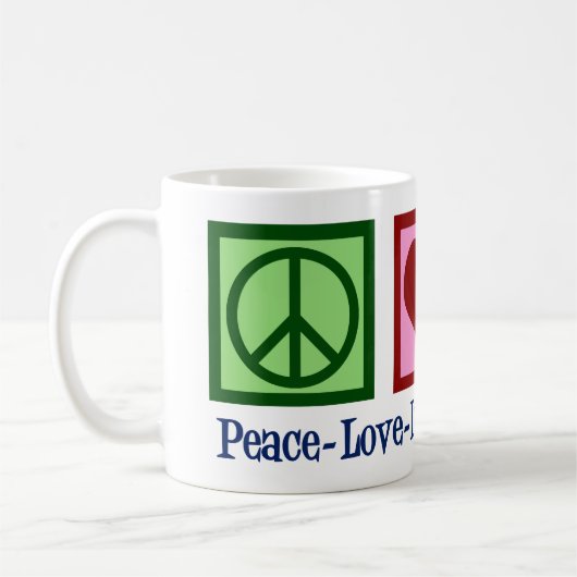 Mug Peace Love Médecine interne (Gauche)