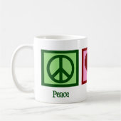 Mug Peace Love Mustangs (Gauche)