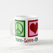 Mug Peace Love Orthodontics (Devant gauche)