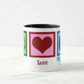 Mug Peace Love OT ergothérapie (Centre)