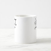 Mug Peace Love Pi Math Love Pi Day Mathématiques Maths (Centre)