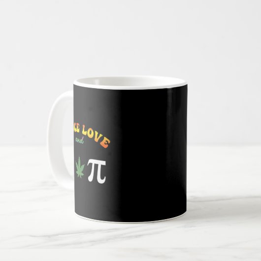 Mug Peace Love Picken Pot Pi Day (Devant gauche)