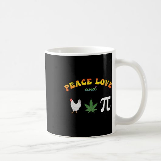 Mug Peace Love Picken Pot Pi Day (Droite)
