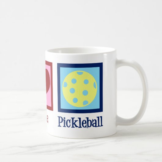 Mug Peace Love Pickleball (Droite)