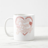 Mug Peace Love Pottery (Gauche)