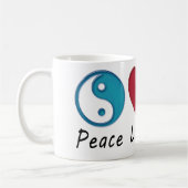 Mug Peace Love Recycle (Gauche)