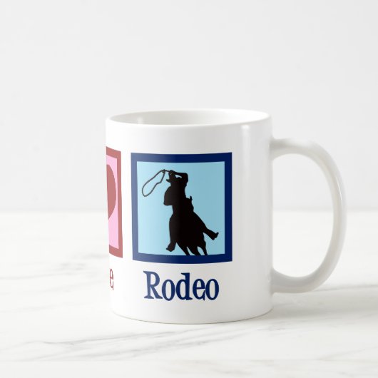 Mug Peace Love Rodeo Pays Ouest (Droite)
