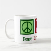 Mug Peace Love Social Work Cute Social Worker (Gauche)